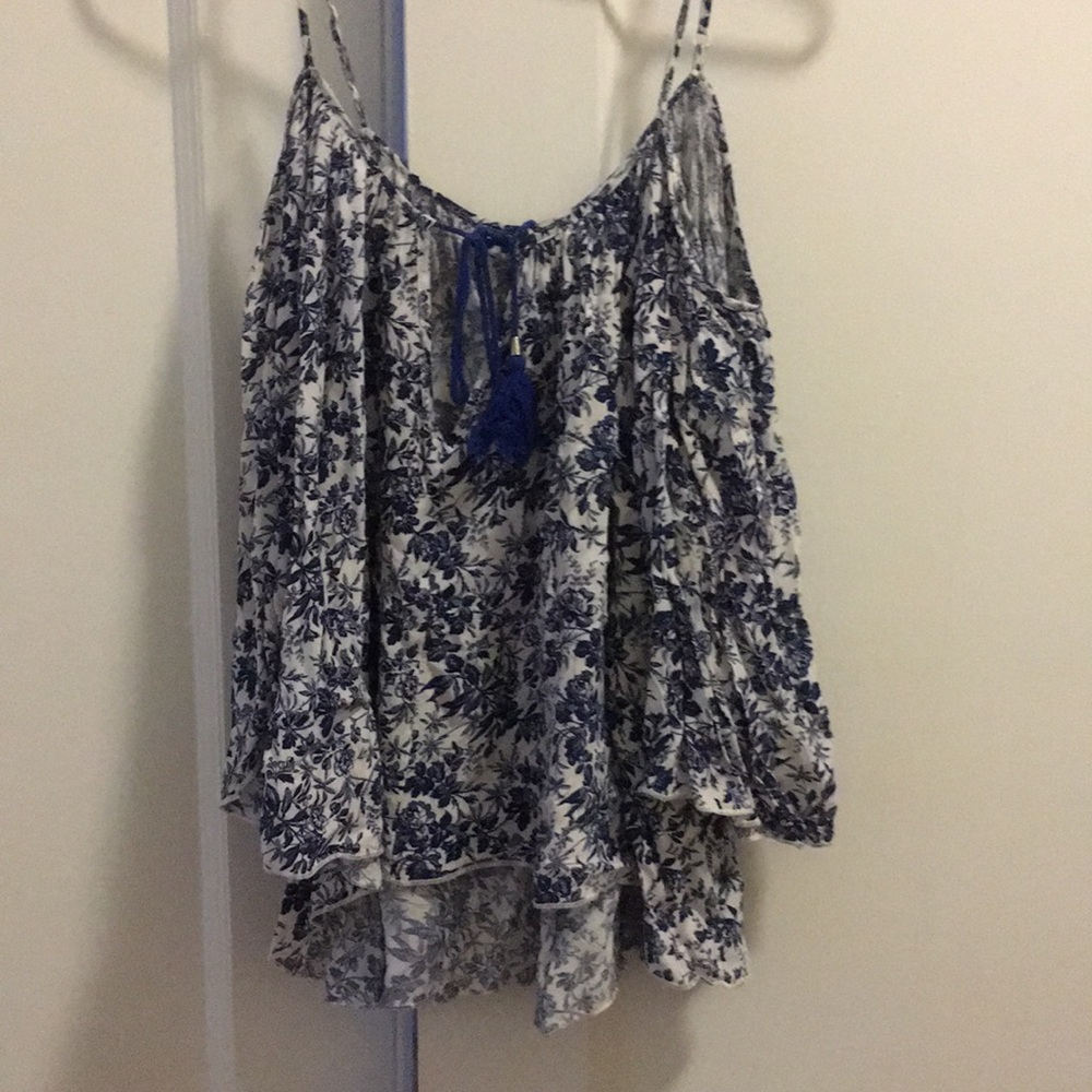 Beautiful Floral Print Top from Francesca's!